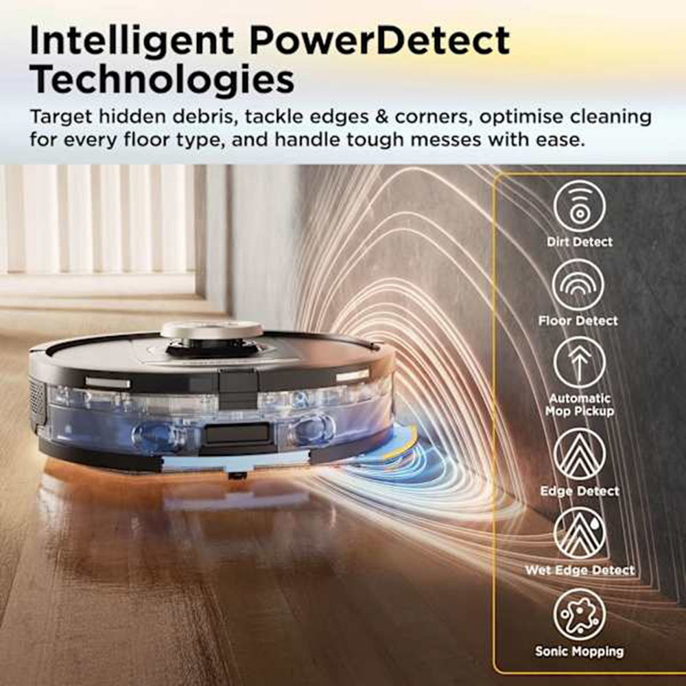 Shark ThermaCharged PowerDetect Robot Vacuum Cleaner - Black | RV2900XEUK from Shark - DID Electrical