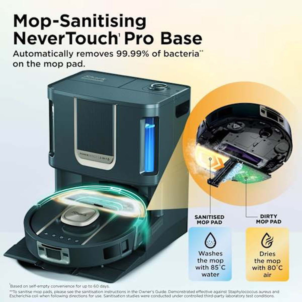 Shark ThermaCharged PowerDetect Robot Vacuum Cleaner - Black | RV2900XEUK from Shark - DID Electrical