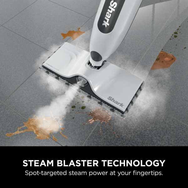 Shark Steam Blaster Technology Steam Spot Cleaner - White & Poly Copper | S2001UK from Shark - DID Electrical
