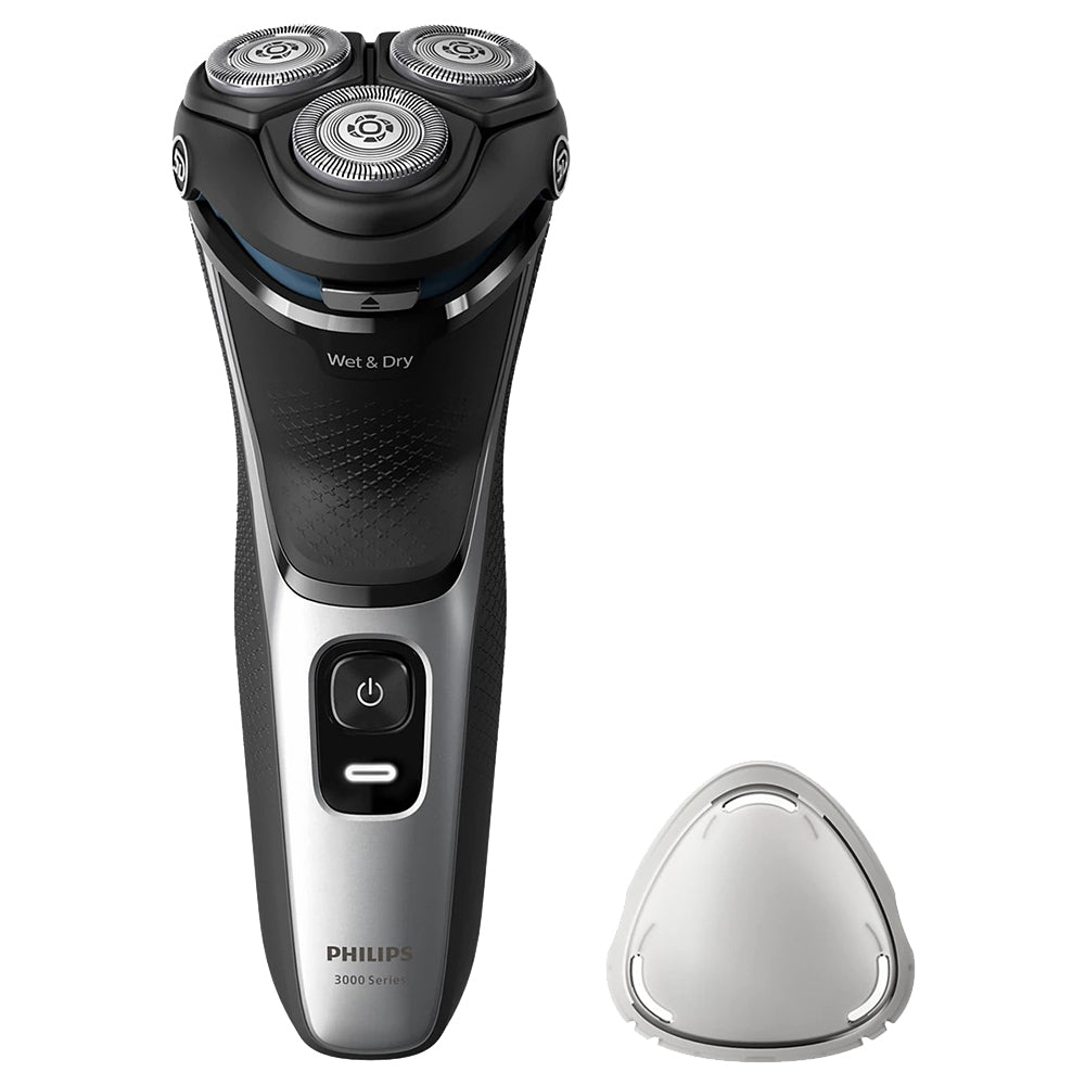 Philips Shaver 3000 Series Wet & Dry Electric Shaver - Bright Silver | S3143/00 from Philips - DID Electrical