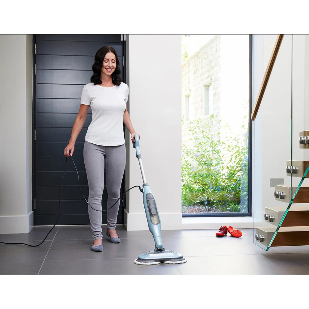 Shark Steam &amp; Scrub Automatic Steam Mop - Duck Egg Blue | S6002UK from Shark - DID Electrical