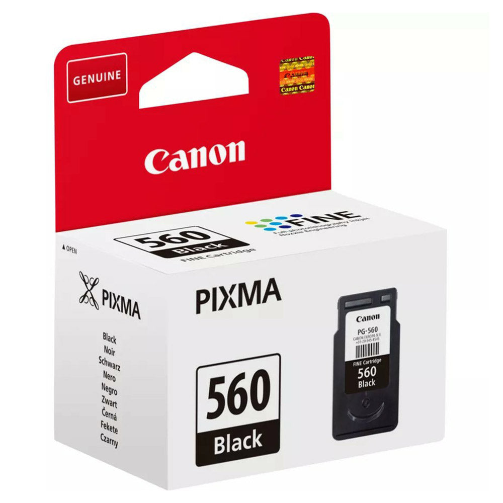 Canon PG-560 Printer Ink Cartridge - Black | SCAN2365 from Canon - DID Electrical