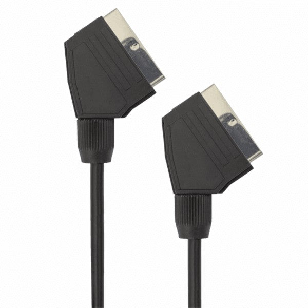 Sbox 1.5M Scart Male - Scart Male 21 Pin Cable - Black | SCART15/R from Sbox - DID Electrical