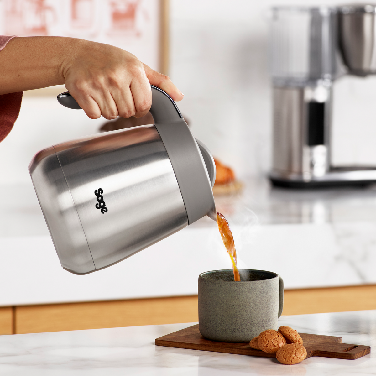 Sage The Luxe Brewer Thermal Drip Filter Coffee Machine - Brushed Stainless Steel | SDC465BSS4GUK1