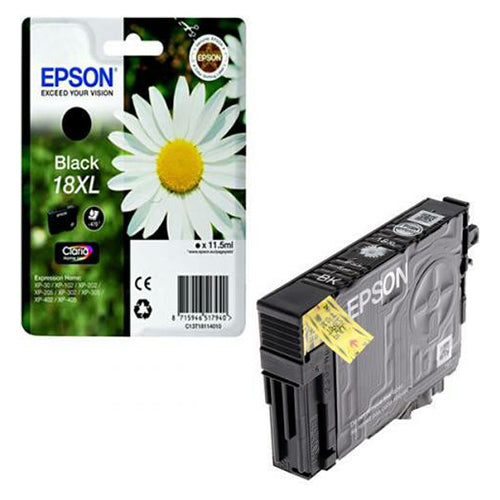 Epson Daisy 18XL Black Ink Cartridge | SEPS1050 from Epson - DID Electrical