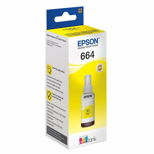 Epson T6644 70ml Original Ink Refill - Yellow | SEPS1179 from Epson - DID Electrical