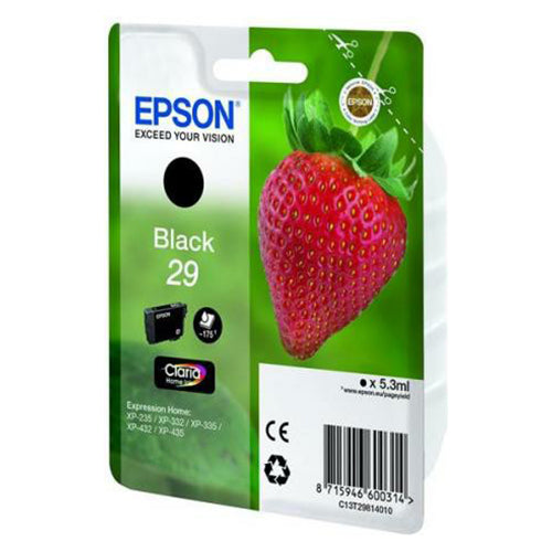 Epson Strawberry 29 Black Ink Cartridge | SEPS1192 from Epson - DID Electrical