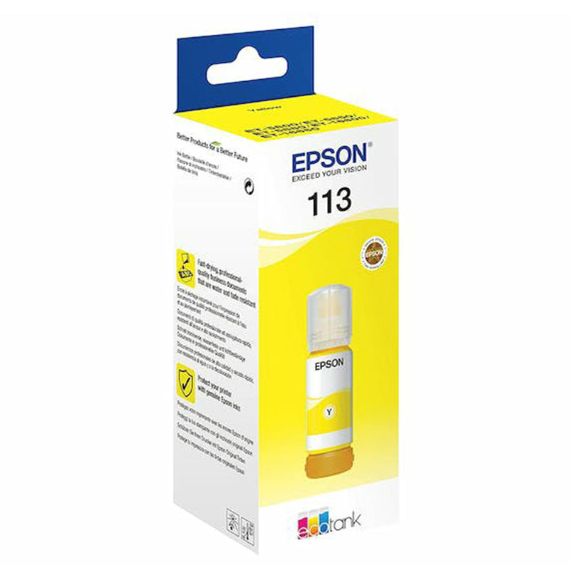 Epson 113 Original Ink Cartridge Bottle - Yellow | SEPS1489 from Epson - DID Electrical