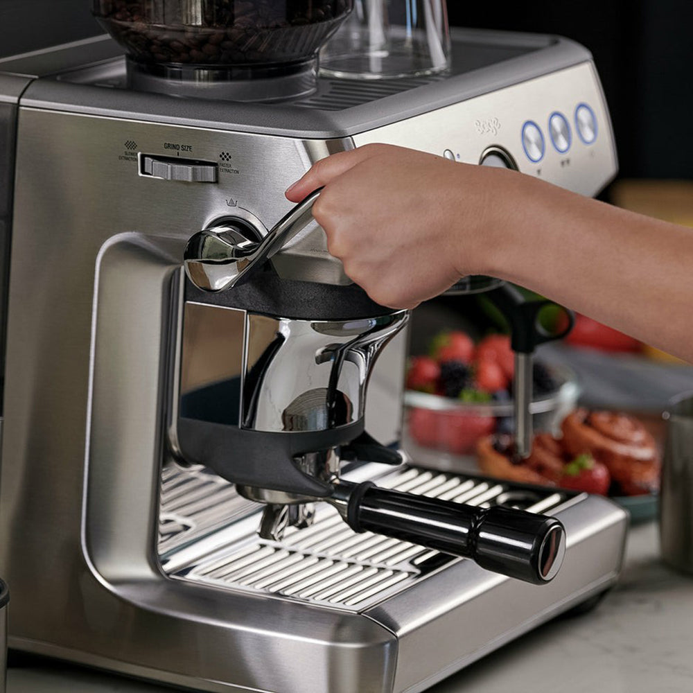 Sage The Barista Express Impress Bean To Cup Coffee Machine - Black Truffle | SES876BTR4GUK1 from Sage - DID Electrical