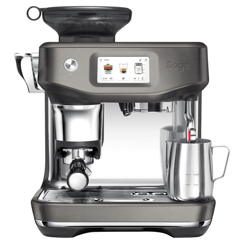 Sage The Barista Touch Impress 2L Bean To Cup Coffee Machine - Black Stainless Steel | SES881BST4GUK1