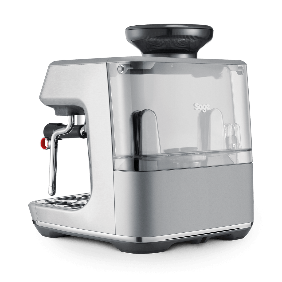 Sage The Barista Touch Impress with Cold Extraction Coffee Machine - Black Stainless Steel | SES882BST4GUK1