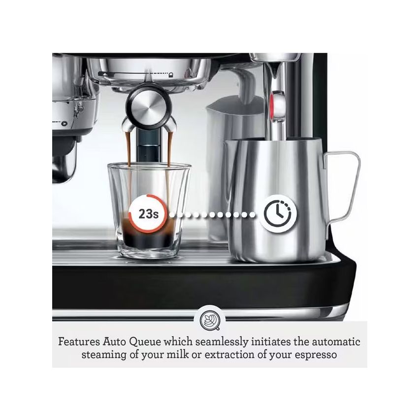 Sage Oracle Jet Automatic Bean to Cup Coffee Machine - Black Truffle | SES985BTR4GUK1 from Sage - DID Electrical