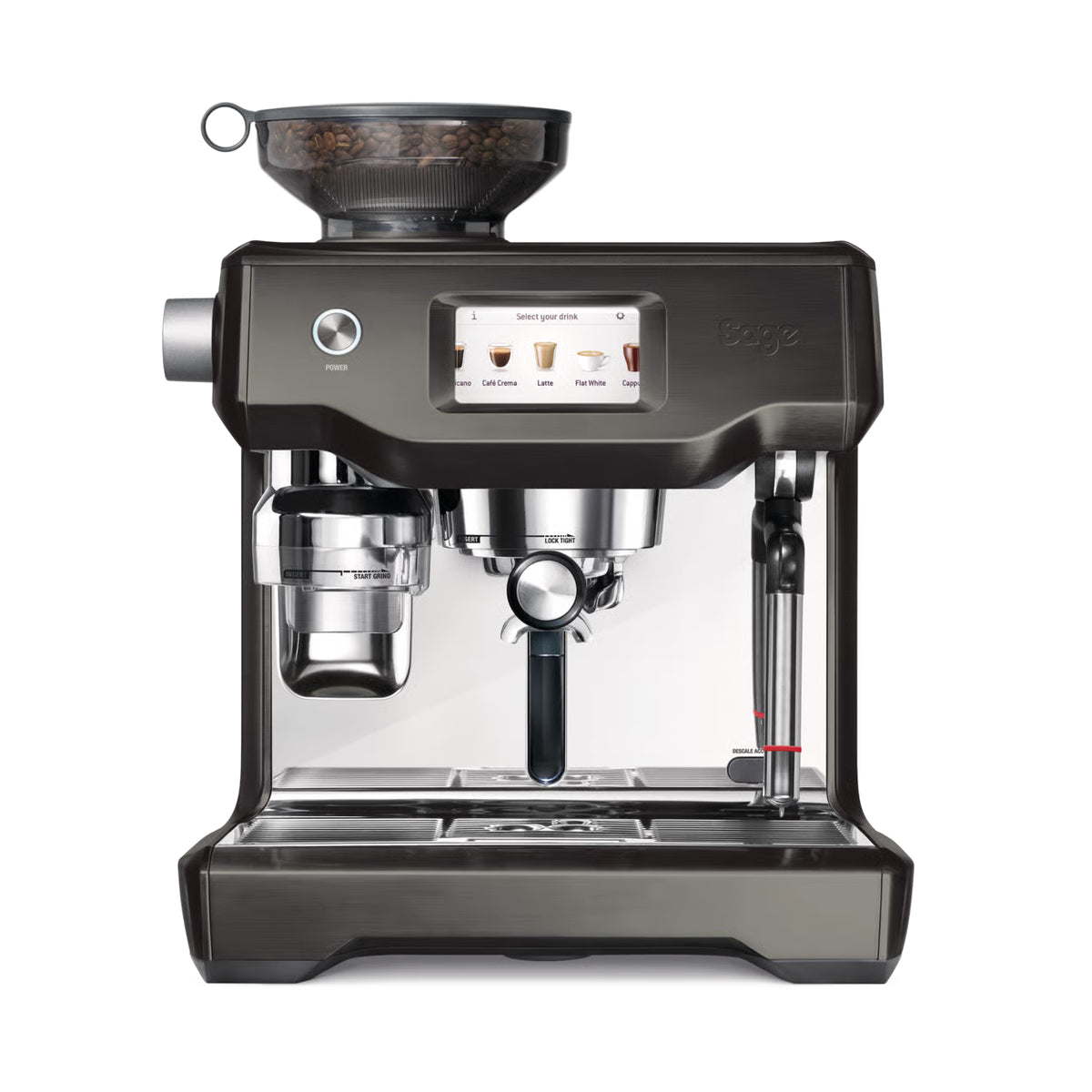Sage Oracle Touch Espresso Coffee Machine - Black Stainless Steel | SES990BST4GUK1 from Sage - DID Electrical