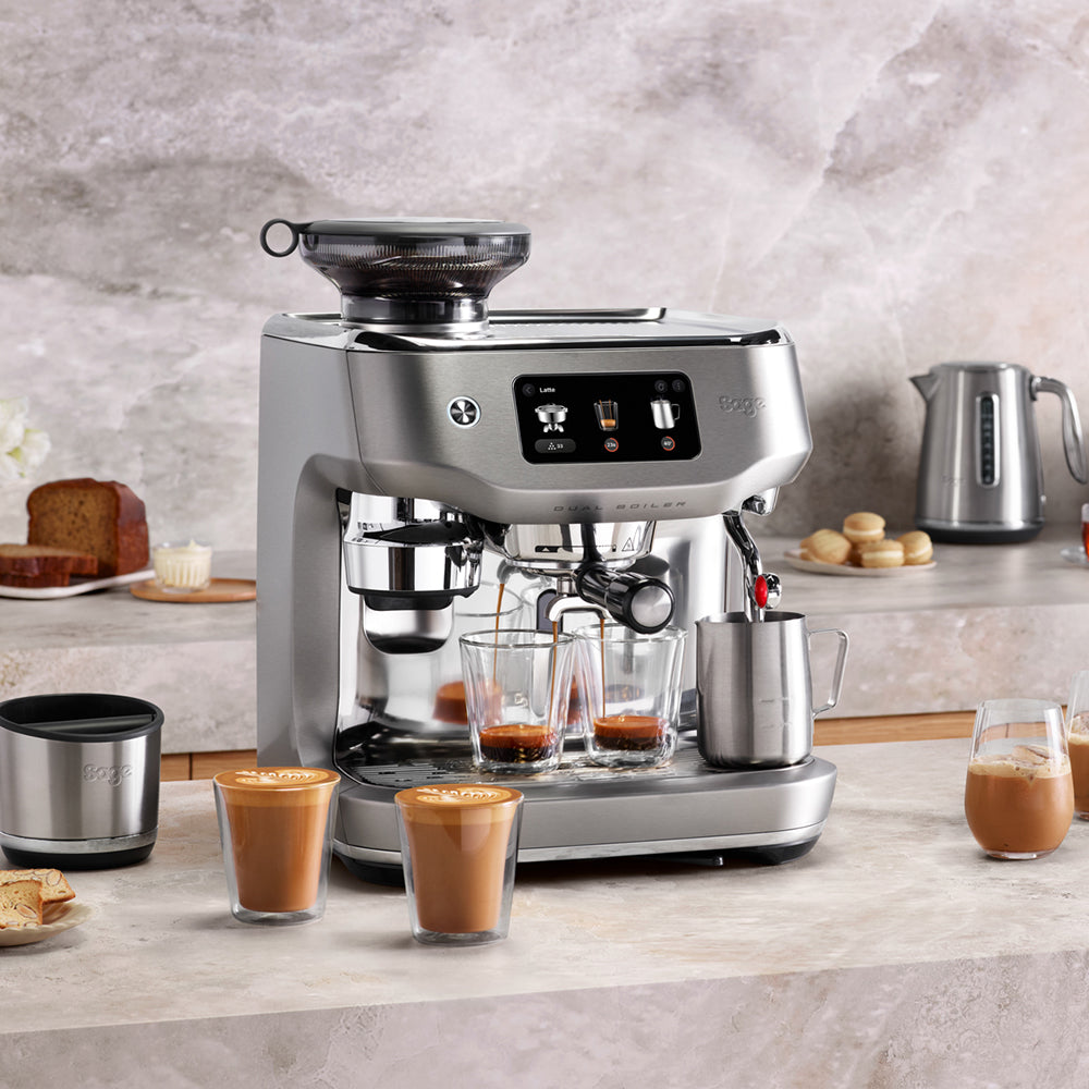Sage The Oracle Dual Boiler Espresso Machine - Brushed Stainless Steel | SES995BSS4GUK1 from Sage - DID Electrical