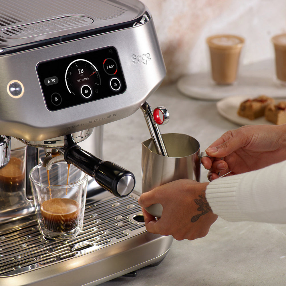 Sage The Oracle Dual Boiler Espresso Machine - Brushed Stainless Steel | SES995BSS4GUK1 from Sage - DID Electrical