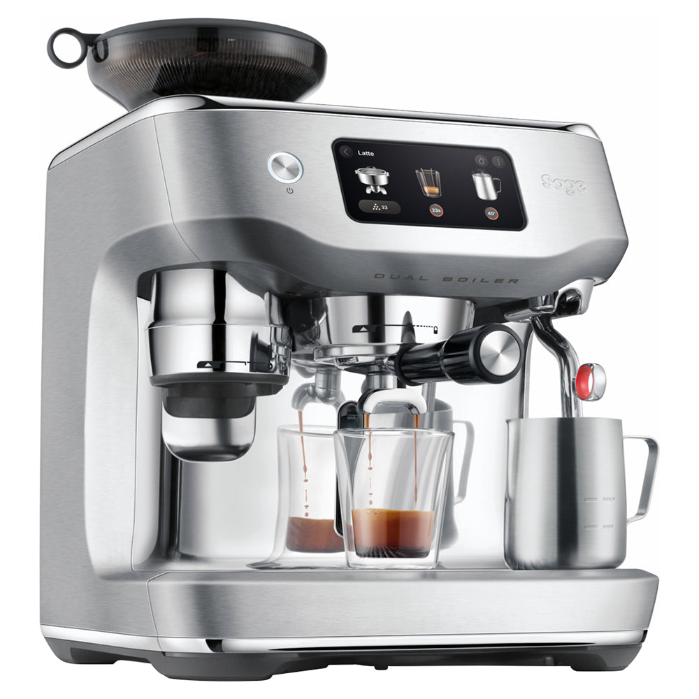 Sage The Oracle Dual Boiler Espresso Machine - Brushed Stainless Steel | SES995BSS4GUK1 from Sage - DID Electrical
