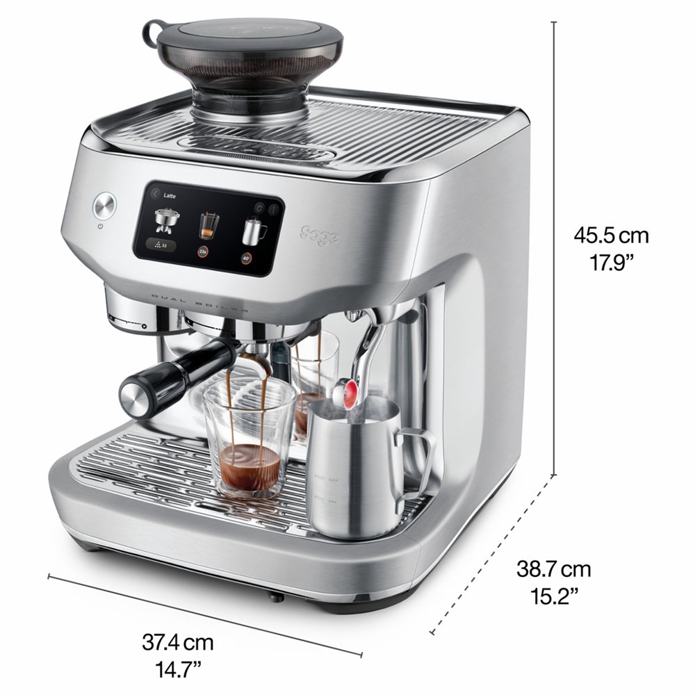 Sage The Oracle Dual Boiler Espresso Machine - Brushed Stainless Steel | SES995BSS4GUK1 from Sage - DID Electrical