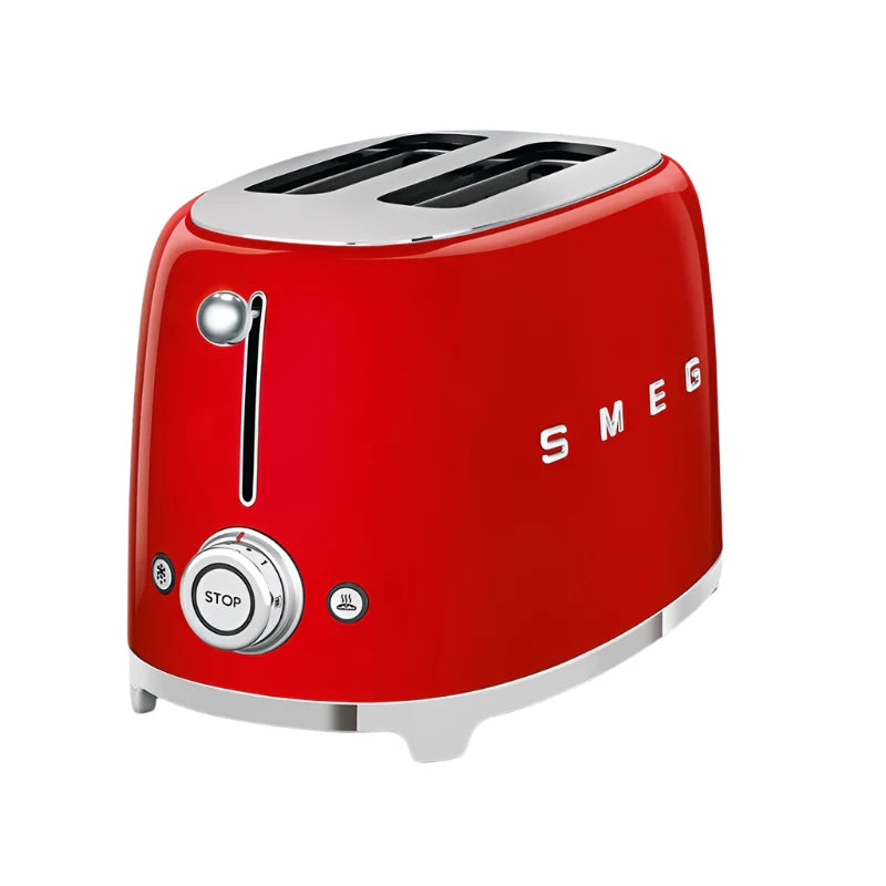 Smeg 950W 2 Slice Toaster - Red | SF01RDUK from Smeg - DID Electrical