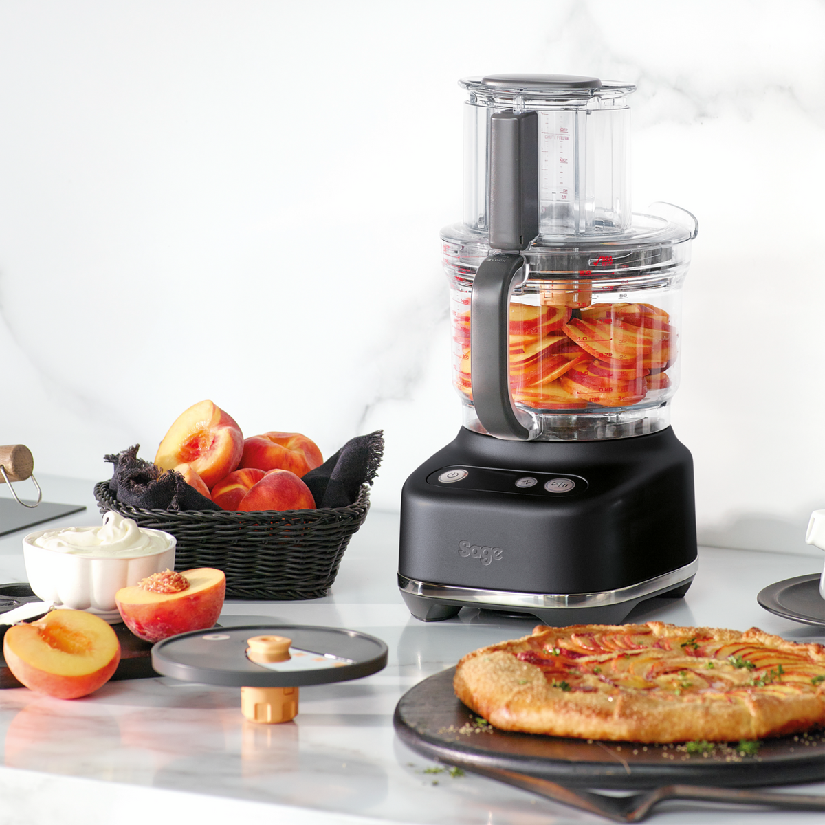 Sage Paradice 9 Food Processors - Brushed Stainless Steel | SFP638BSS2GUK1 from Sage - DID Electrical