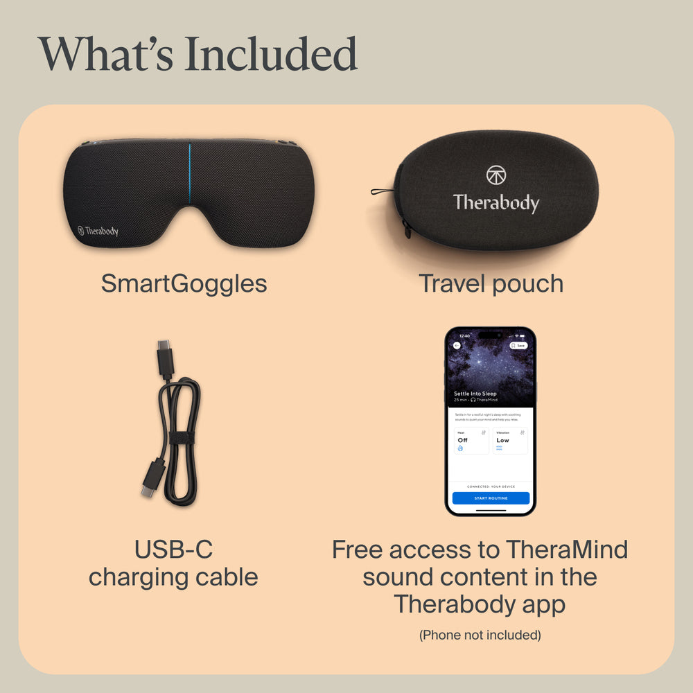 Therabody 2nd Gen SmartGoggles Eye Massagers - Black | SG0004133-3A10 from Therabody - DID Electrical