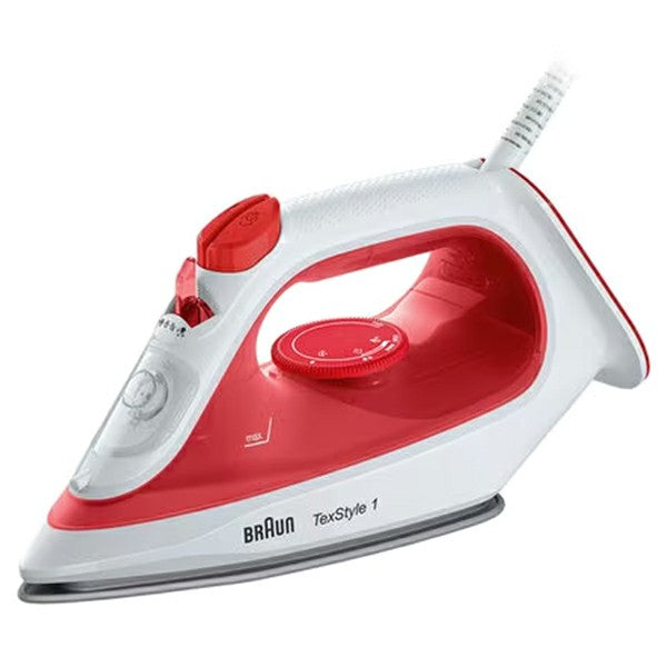 Braun TexStyle 1 1900W Steam Iron - Red & White | SI1019RD from Braun - DID Electrical