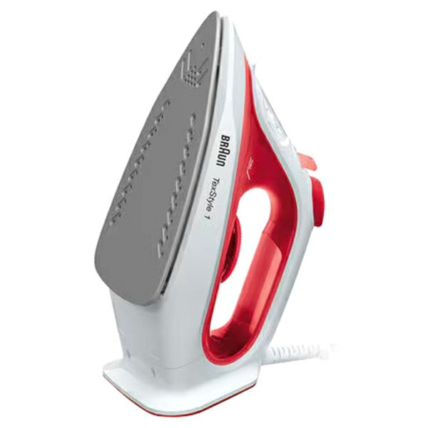 Braun TexStyle 1 1900W Steam Iron - Red & White | SI1019RD from Braun - DID Electrical