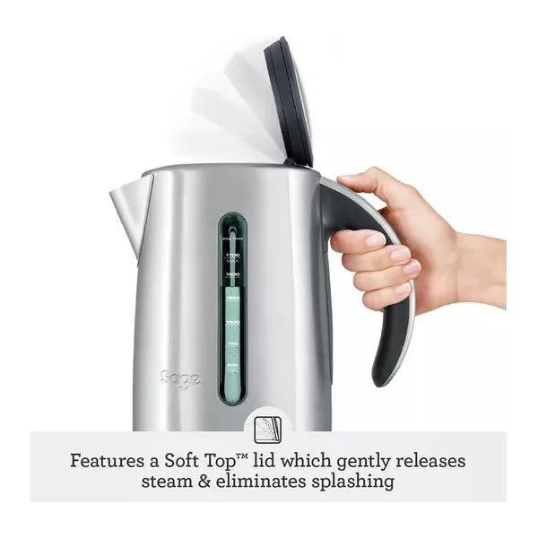 Sage The Smart 1.7L Jug Kettle - Brushed Stainless Steel | SKE825BSS3GUK1 from Sage - DID Electrical