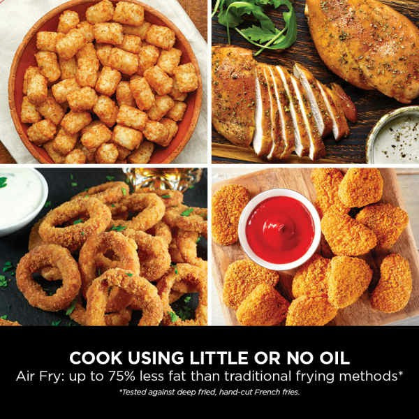 Ninja 7.6L Double Stack 2 Drawer Air Fryer - Black | SL300UK from Ninja - DID Electrical