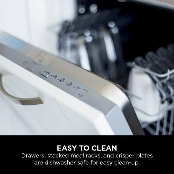 Ninja 7.6L Double Stack 2 Drawer Air Fryer - Black | SL300UK from Ninja - DID Electrical