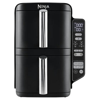 Ninja 7.6L Double Stack 2 Drawer Air Fryer - Black | SL300UK from Ninja - DID Electrical