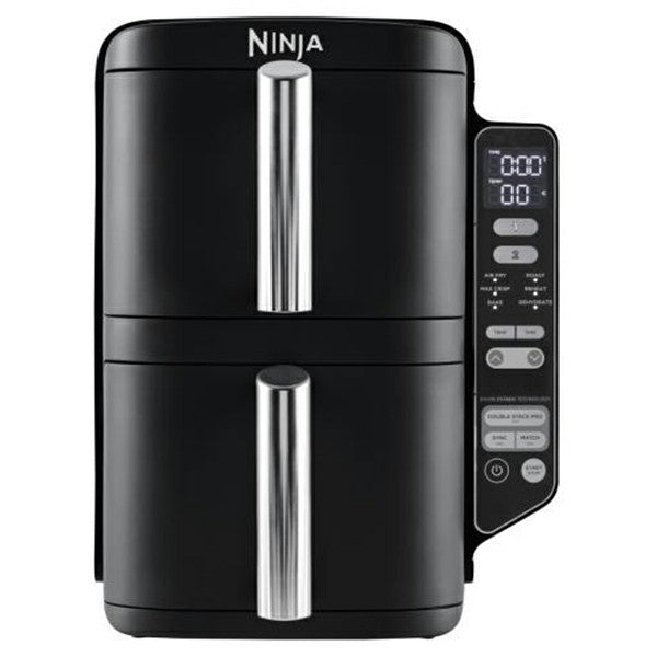 Ninja 7.6L Double Stack 2 Drawer Air Fryer - Black | SL300UK from Ninja - DID Electrical