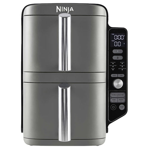 Ninja 9.5L 2470W Double Stack XL 2 Drawer Air Fryer - Grey | SL400UK from Ninja - DID Electrical