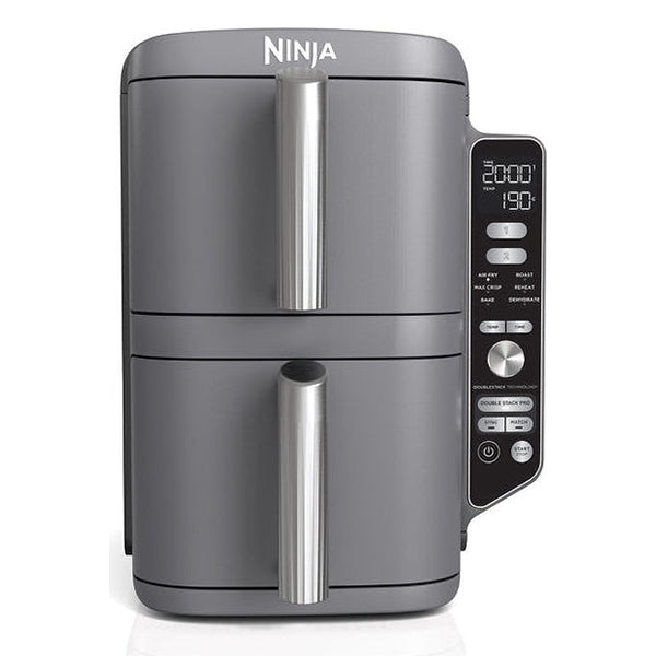 Ninja 9.5L 2470W Double Stack XL 2 Drawer Air Fryer - Grey | SL400UK from Ninja - DID Electrical