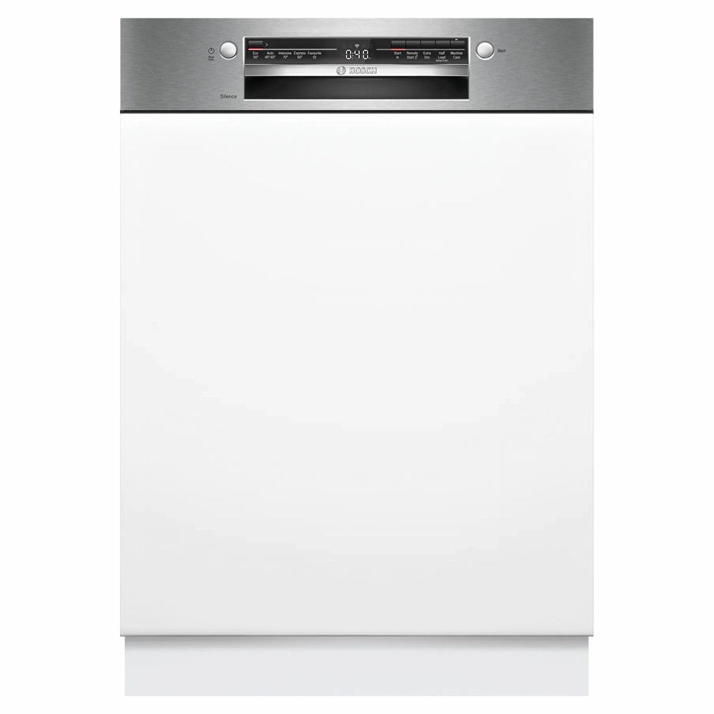 Bosch Series 2 60CM Semi-Integrated Dishwasher - Stainless steel | SMI2HTS02G from Bosch - DID Electrical