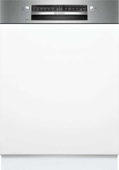 Bosch Series 2 60CM Semi Integrated Standard Dishwasher - Brushed Steel | SMI2HTS06G