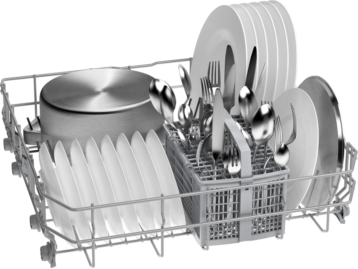 Bosch Series 2 60CM Semi Integrated Standard Dishwasher - Brushed Steel | SMI2HTS06G