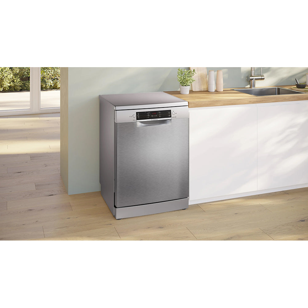 Bosch Series 2 85CM Freestanding Standard Dishwasher - Brushed Steel | SMS26AI08G from Bosch - DID Electrical