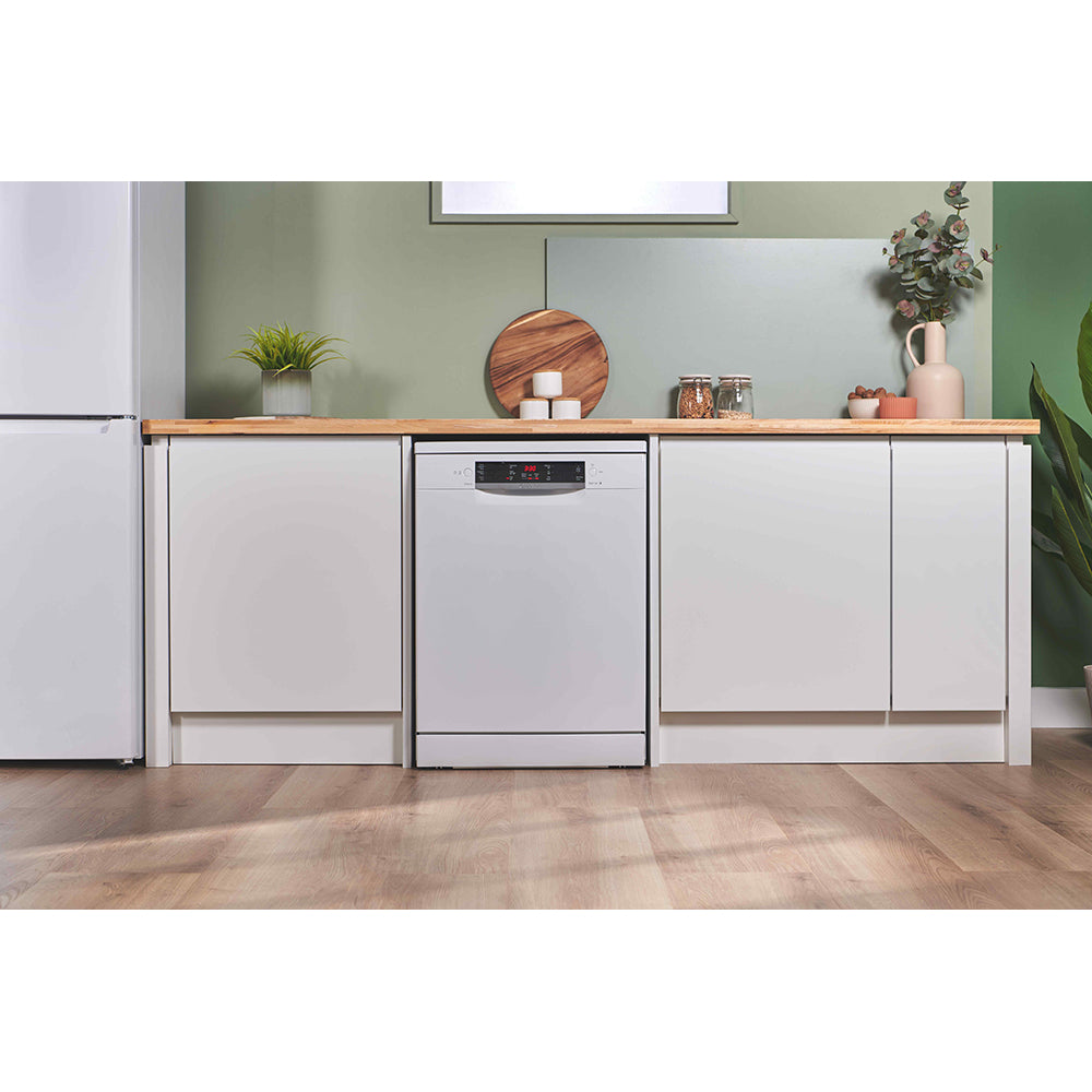 Bosch Series 2 60CM Freestanding Standard Dishwasher - White | SMS26AW08G from Bosch - DID Electrical