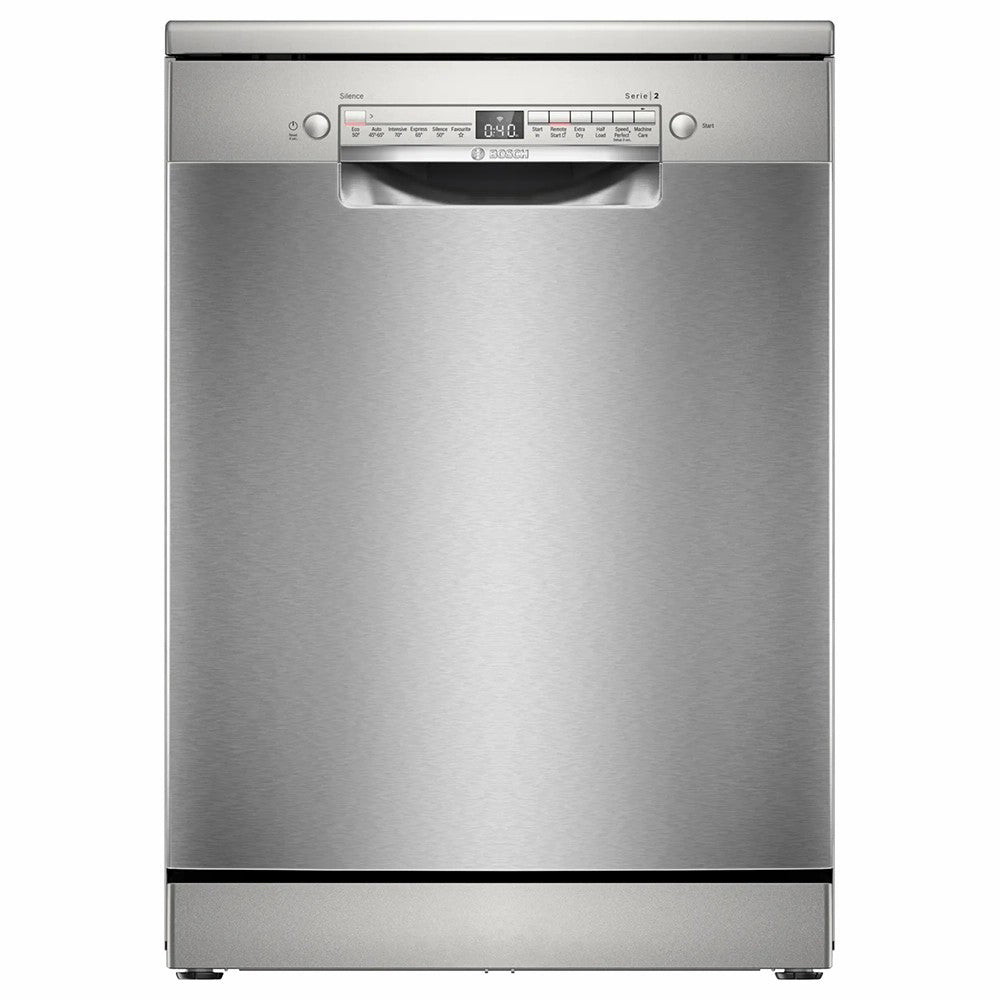 Bosch Series 2 60CM Freestanding Dishwasher - Silver Inox | SMS2HVI67G from Bosch - DID Electrical ()