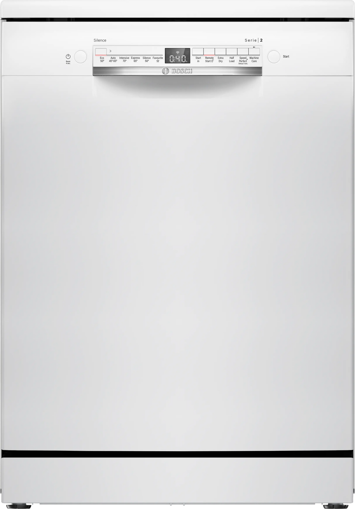 Bosch Series 2 60CM Freestanding Standard Dishwasher - White | SMS2HVW06G