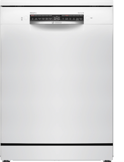 Bosch Series 4 60CM Freestanding Standard Dishwasher - White | SMS4EMW06G