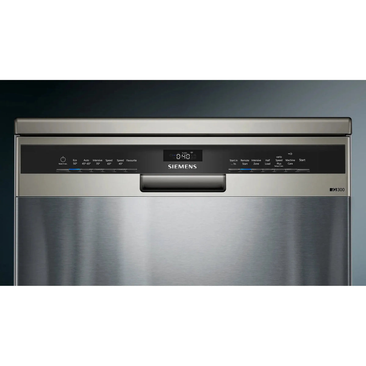 Siemens IQ300 60CM 14 Place Freestanding Standard Dishwasher - Silver Inox | SN23HI00MG from Siemens - DID Electrical