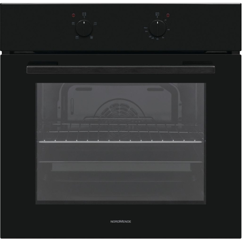 NordMende 65L Built-In Fan Electric Single Oven - Black | SO107BL