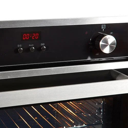 NordMende 78L Built-In Multifunction Electric Single Oven - Black & Stainless Steel | SOC316IX