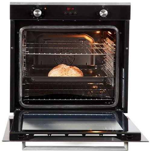 NordMende 78L Built-In Multifunction Electric Single Oven - Black & Stainless Steel | SOC316IX