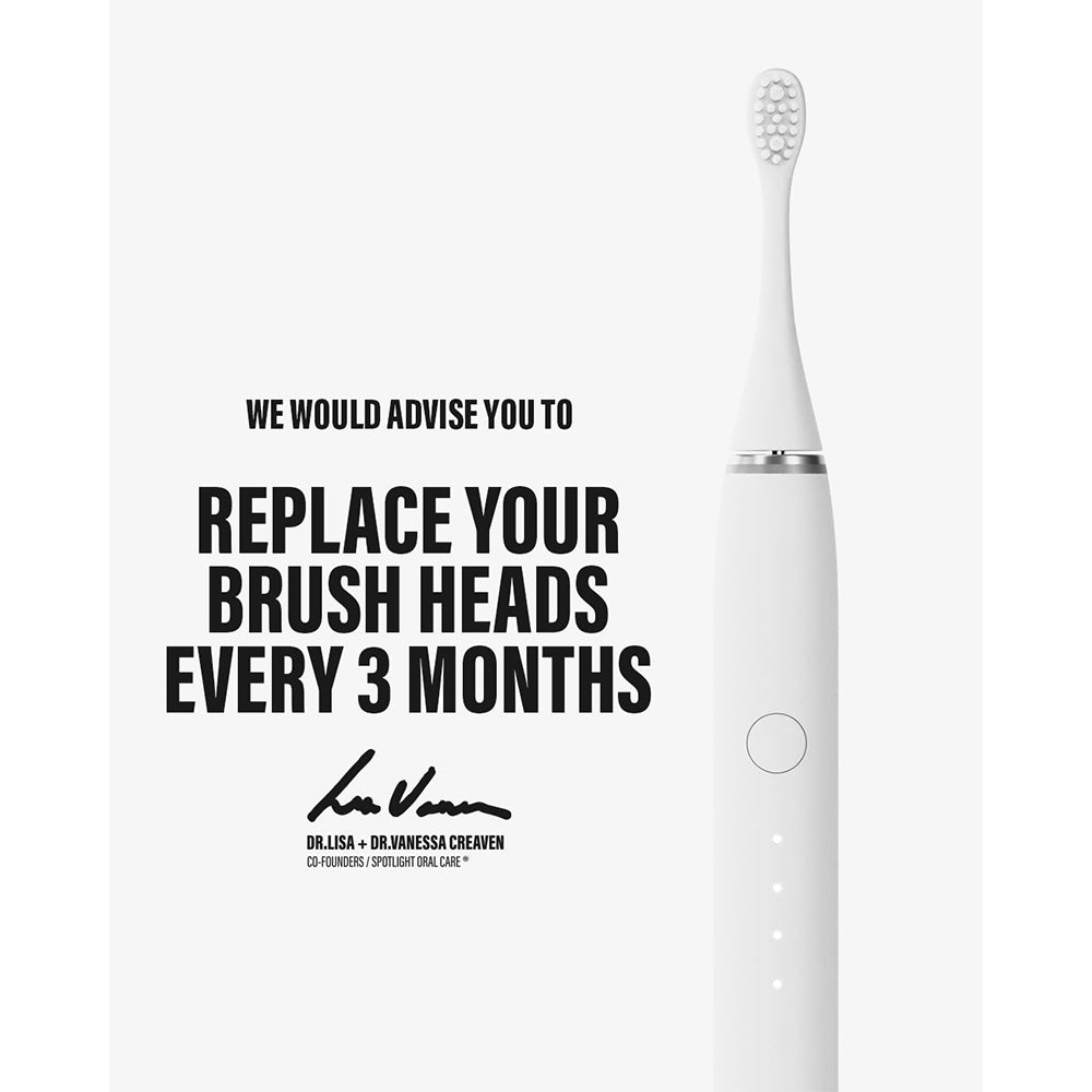 Spotlight Oral Care Sonic Pro Toothbrush Replacement Head Pack of 3 - Pure White | SONICPROWHITEREPHEAD from Spotlight Oral Care - DID Electrical