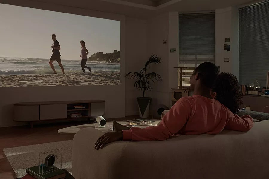 Samsung Freestyle 2nd Gen Up to 100" Projector - White | SP-LFF3HLAXXXU