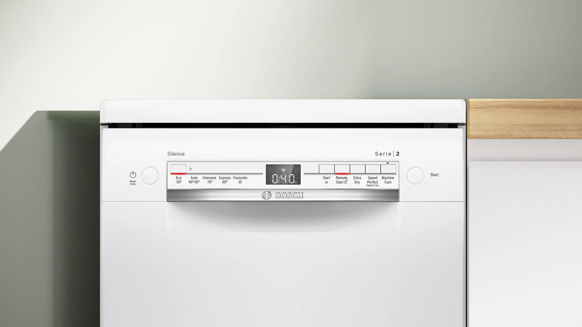 Bosch Series 2 45CM Freestanding Standard Dishwasher - White | SPS2IKW01G