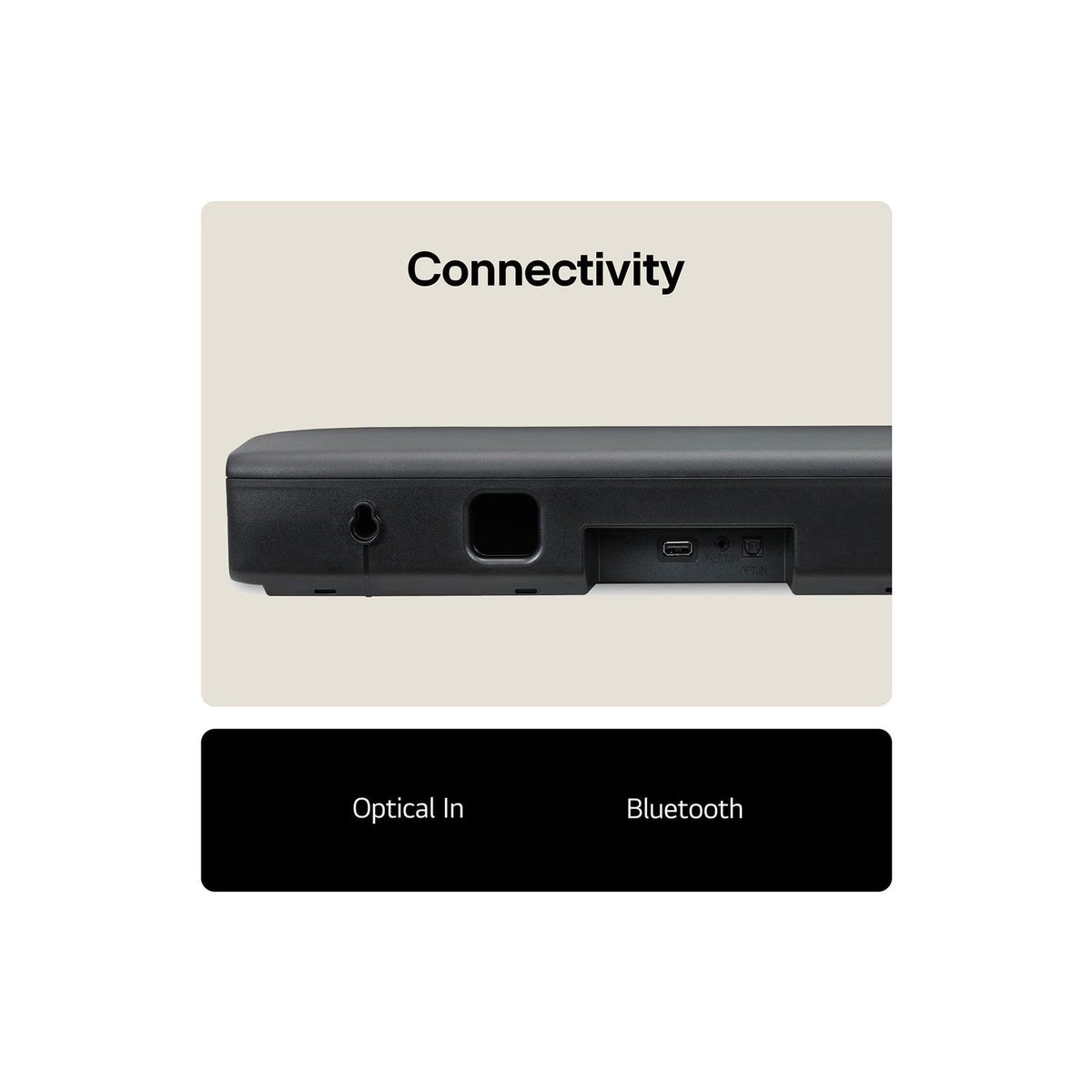 LG 2.0CH Soundbar - Black | SQM1.AGBRLLK from LG - DID Electrical