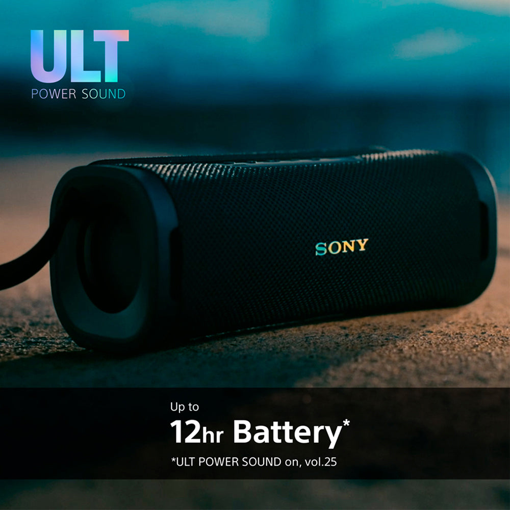 Sony ULT POWER SOUND ULT FIELD 1 Wireless Portable Speaker - Black | SRSULT10B.CE7 from Sony - DID Electrical